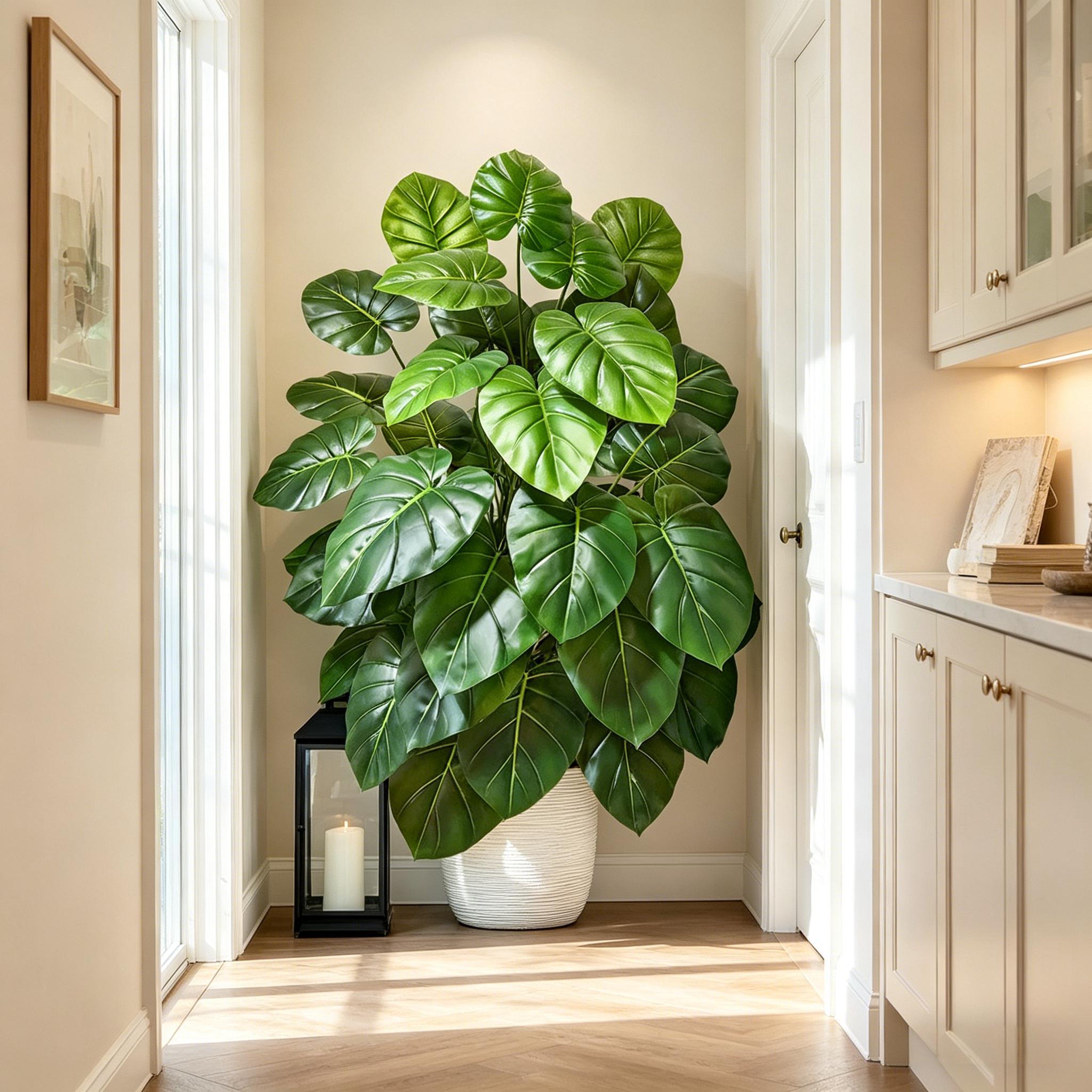 60-105cm Lifelike Artificial P - Monstera Adansonii recension och pris