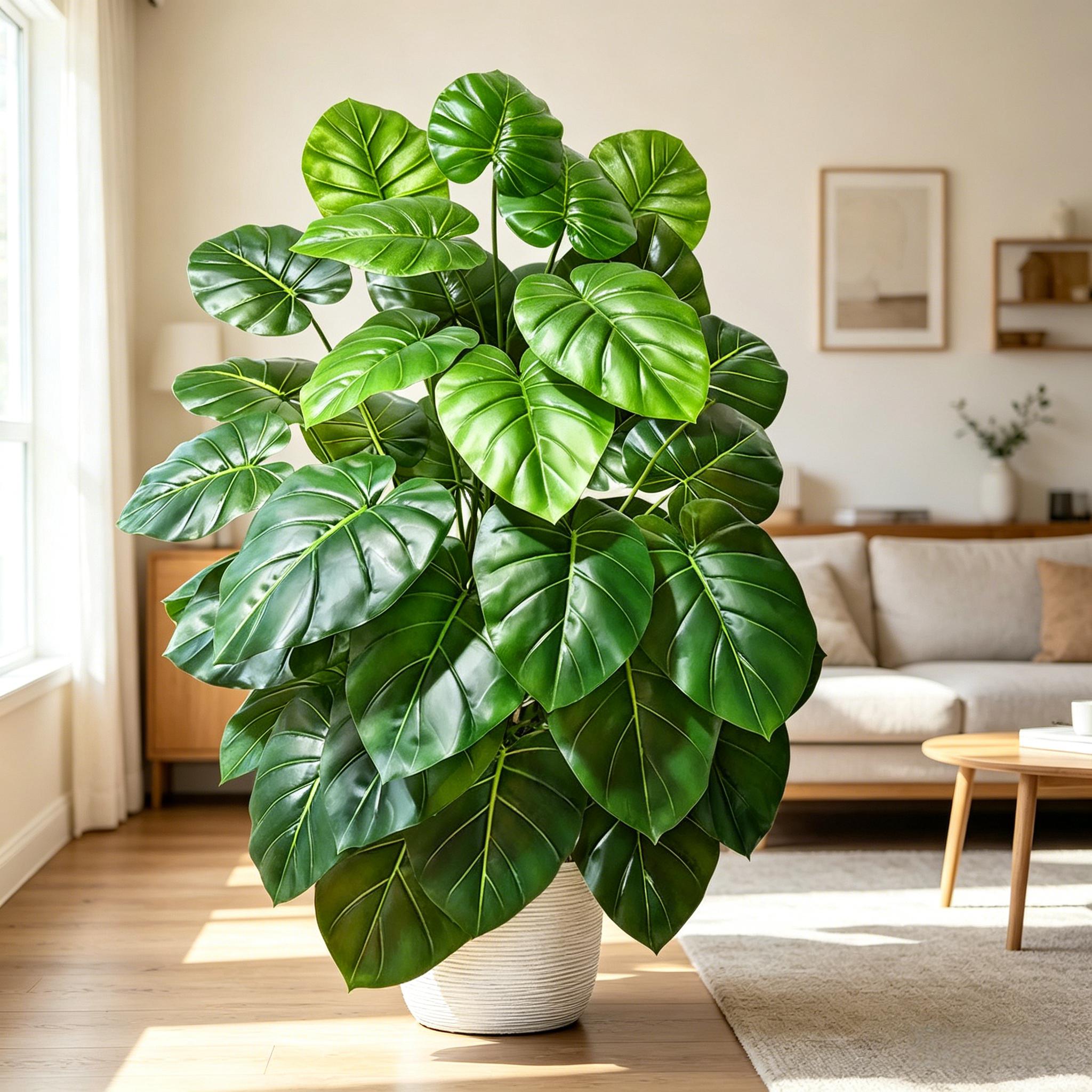 60-105cm Lifelike Artificial P - Monstera Adansonii recension och pris