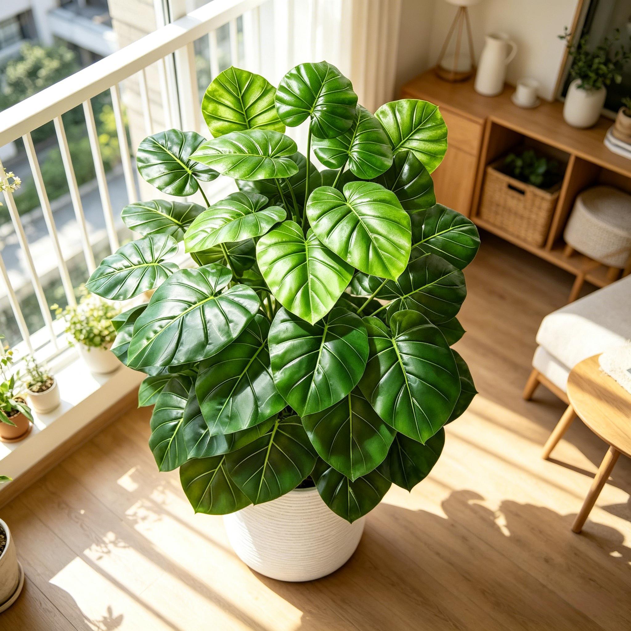 60-105cm Lifelike Artificial P - Monstera Adansonii recension och pris