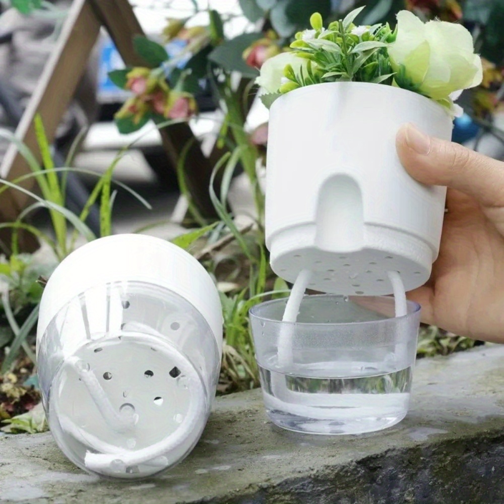 10/5Pcs Self Watering Plastic  - Aloe Vera Pot recension och pris