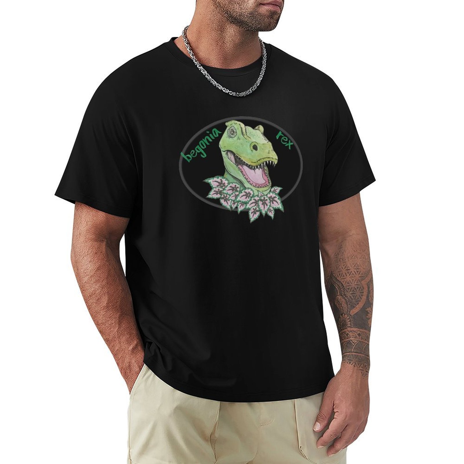 T rex begonia T-Shirt Thanksgi - Begonia Rex recension och pris
