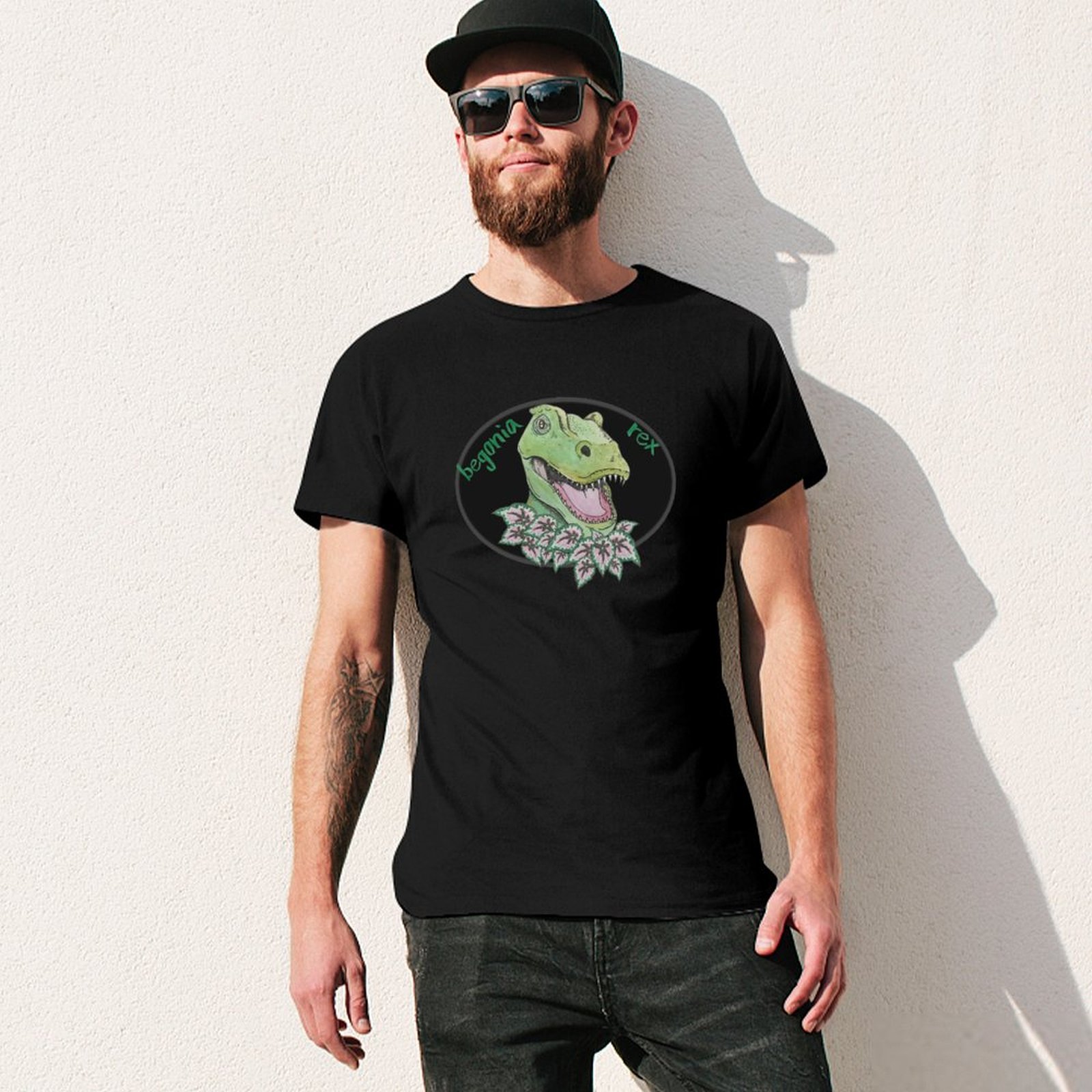 T rex begonia T-Shirt Thanksgi - Begonia Rex recension och pris