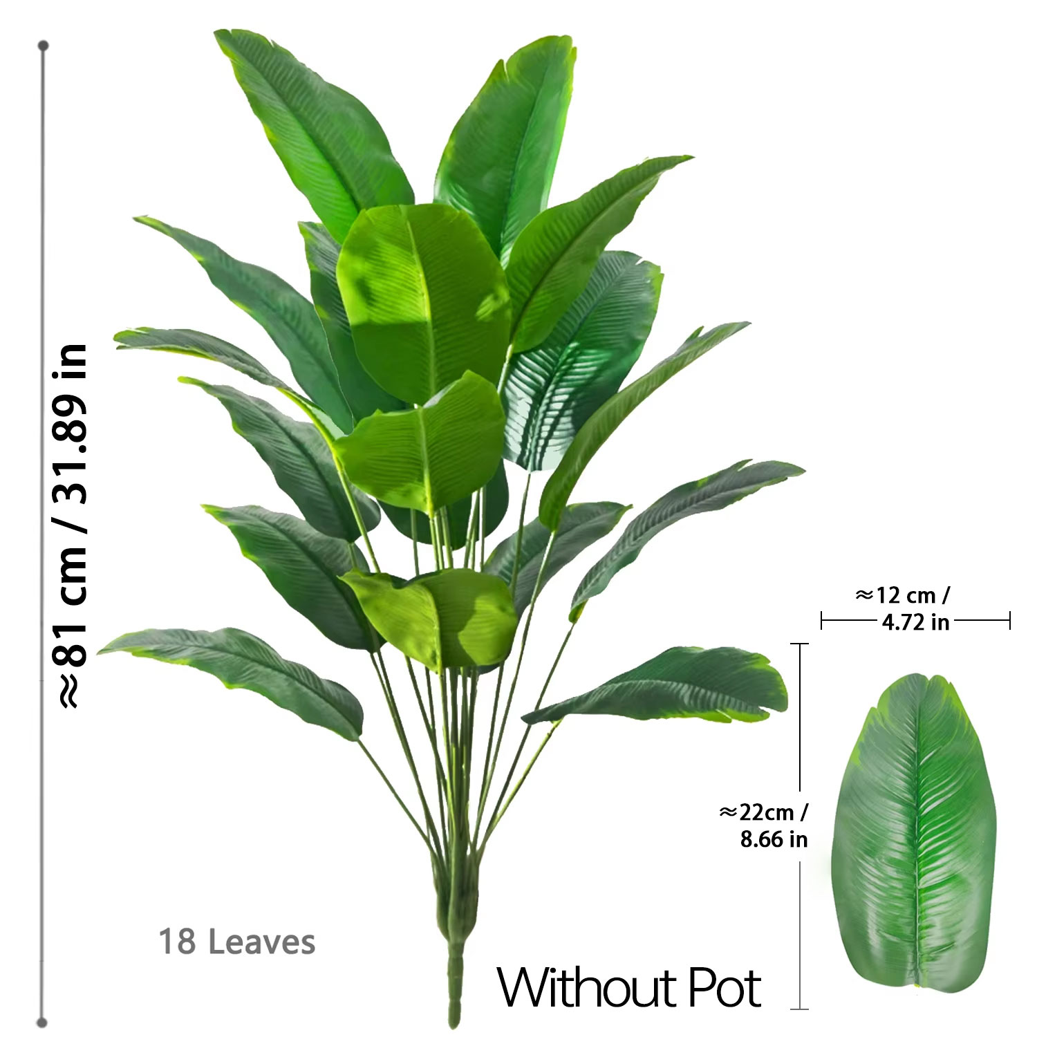 67-112cm Artificial Plants Lar - Monstera Adansonii recension och pris